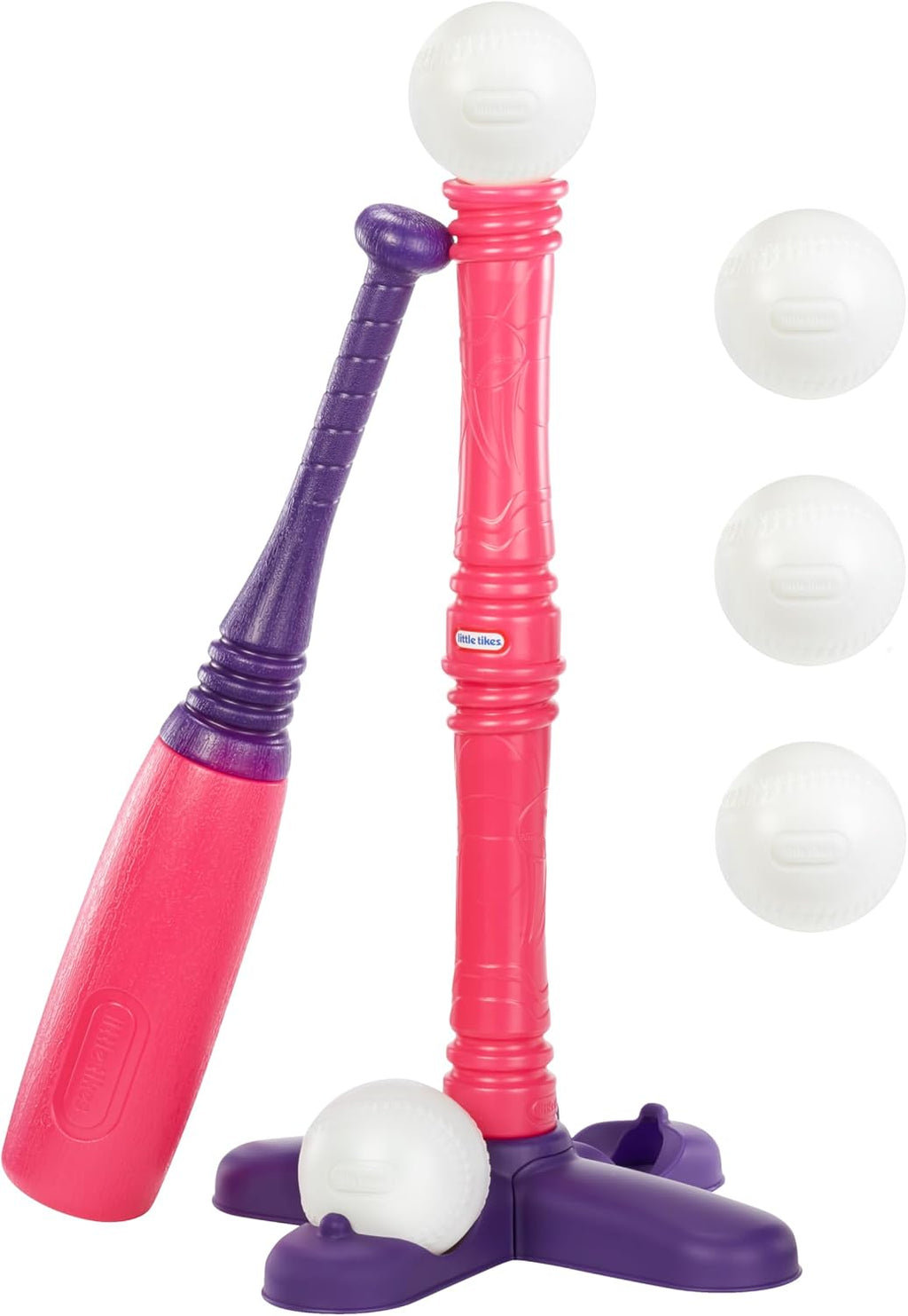 T-Ball Set, Pink, 5 Balls, for Toddlers Ages