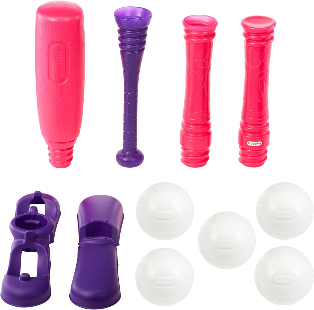T-Ball Set, Pink, 5 Balls, for Toddlers Ages