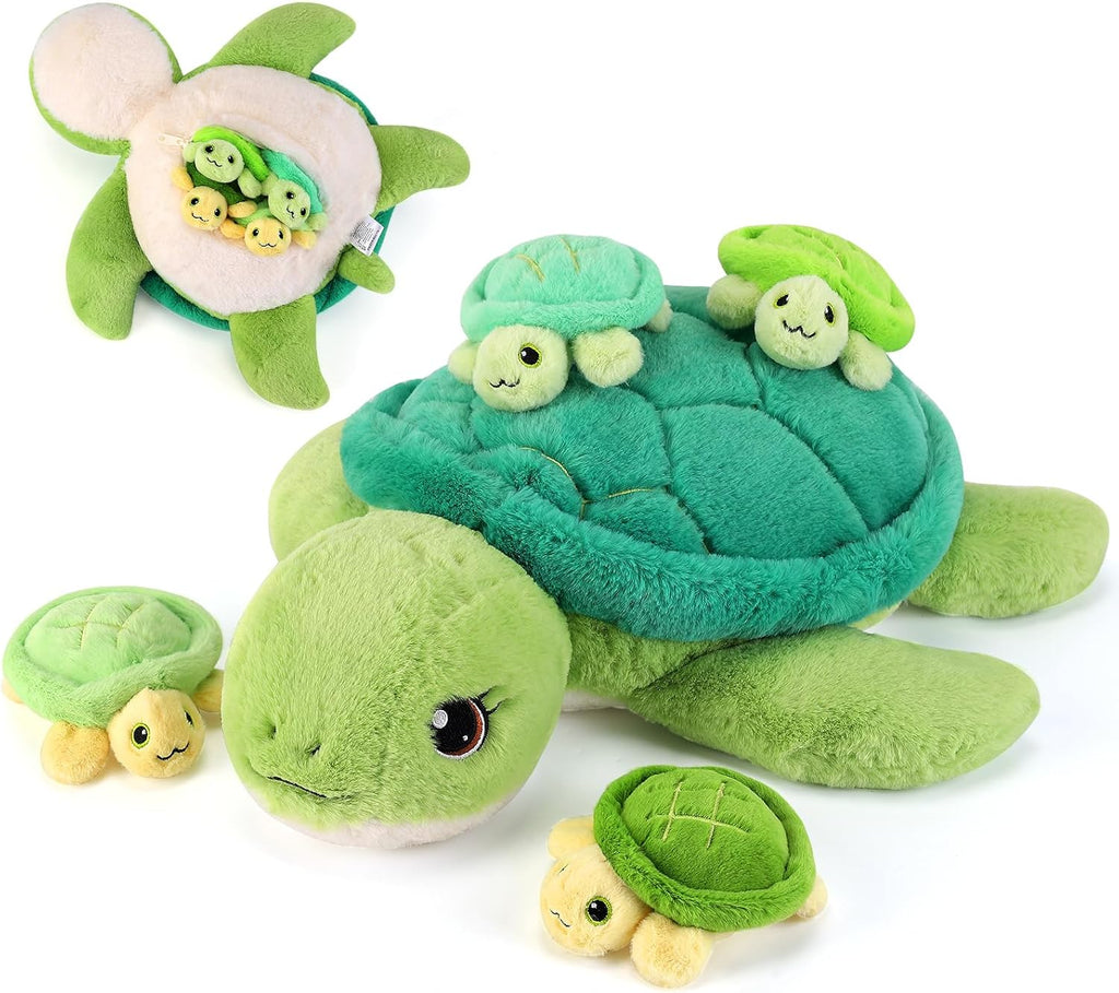 Turtle Stuffed Animals with Babies Inside