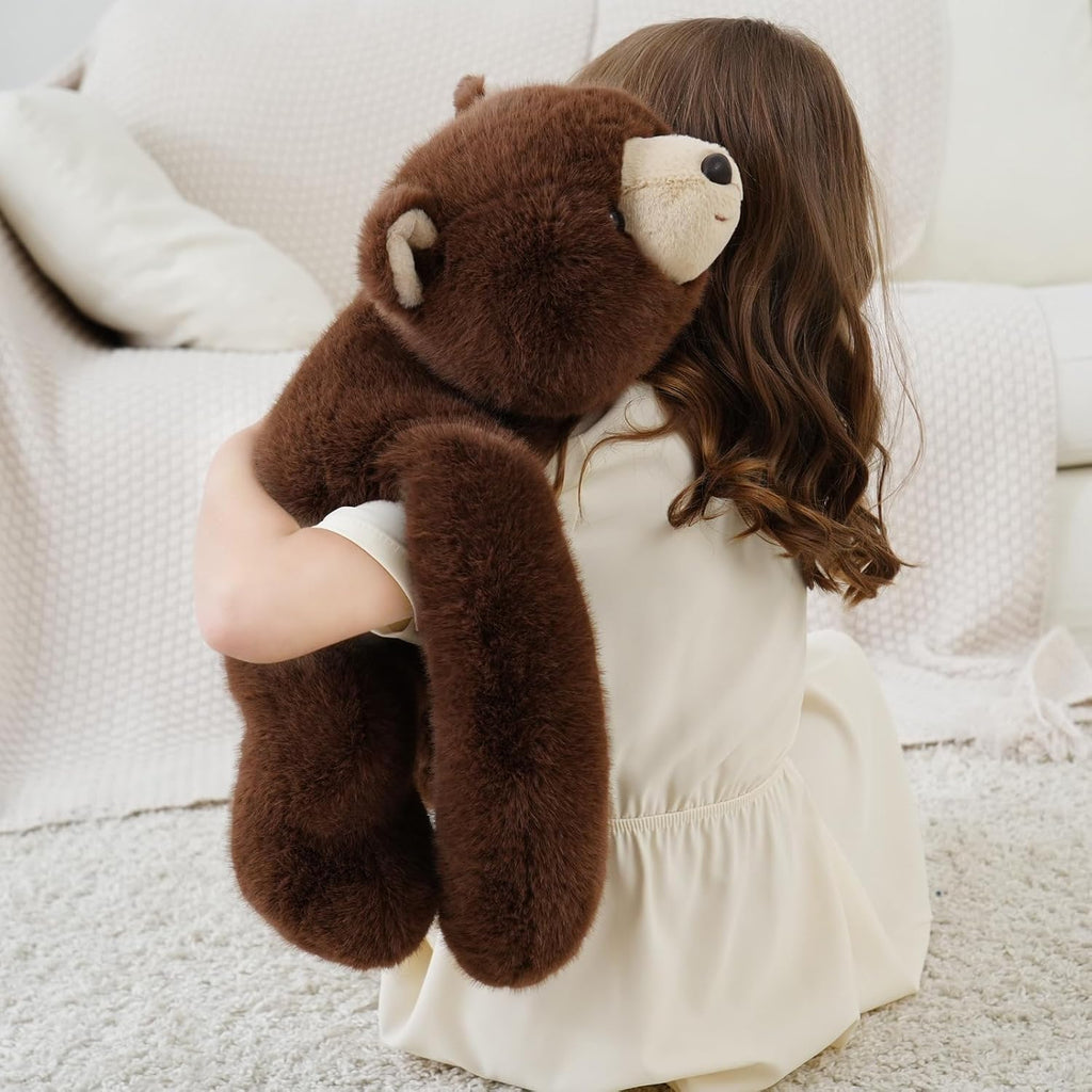Weighted Bear Stuffed Animal Brown Bear Plush Toy