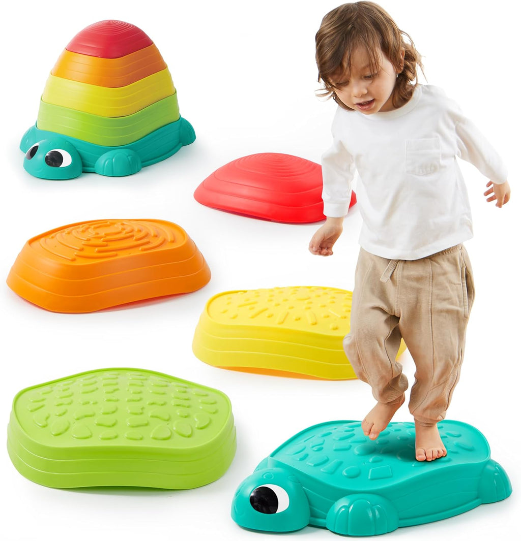 5 Pcs Turtle Balance Stepping Stones