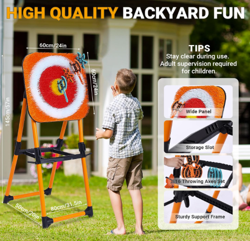 Axe Throwing Game Bristle Target
