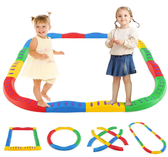 Balance Beam Stepping Stones Set