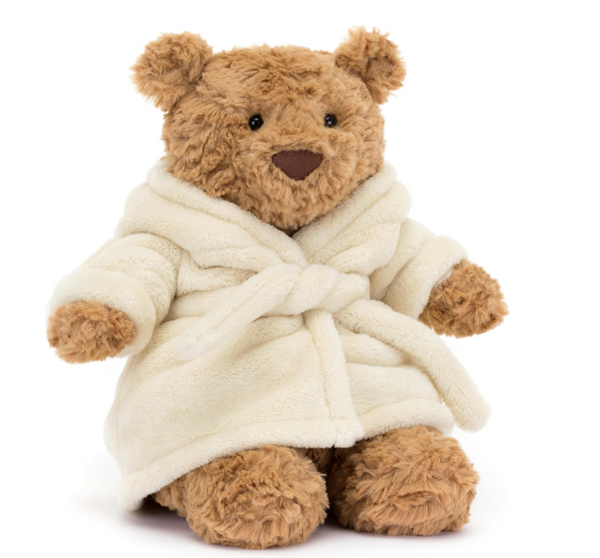 Bear with Bathrobe Stuffed Animal