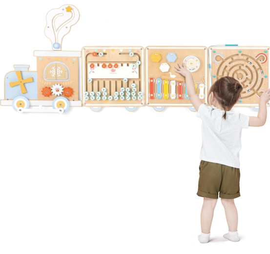 Train Activity Wall Busy Board For Toddlers