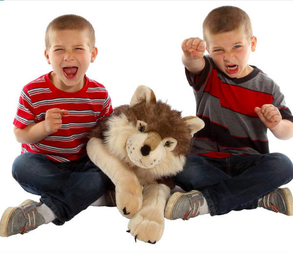 Wild Jumbo Wolf Plush Stuffed Toy