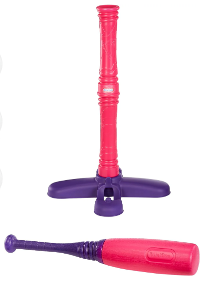 T-Ball Set, Pink, 5 Balls, for Toddlers Ages